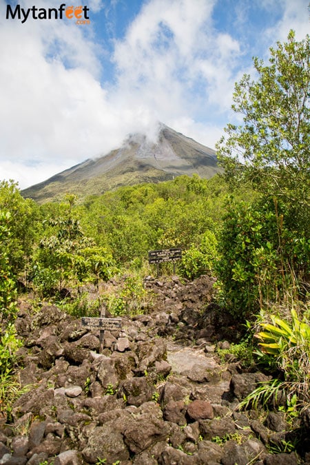 Arenal Volcano National Park - hiking the national park, view from senderos colados trail