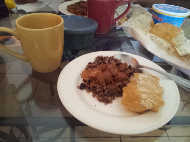 New Year traditions in Costa Rica - gallo pinto for hangover breakfast