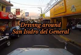 driving around san isidro del general