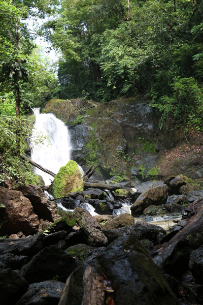 San Pedrillo and Sirena Station in Corcovado National Park - waterfall