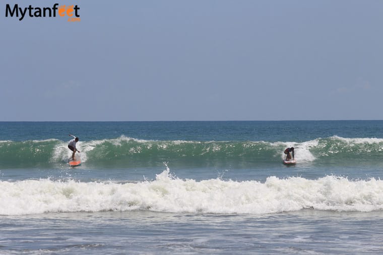 jaco surfing differences between tamarindo and jaco