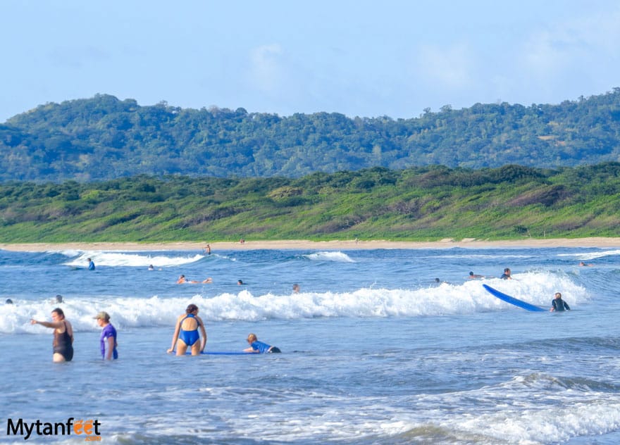 Things to do in Playa Conchal - surf lessons Tamarindo