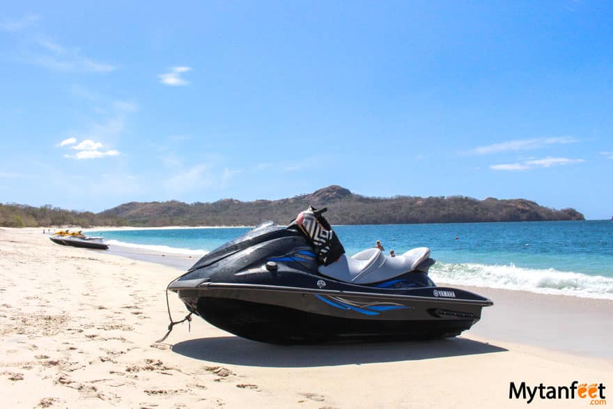 things to do in playa conchal - jet ski