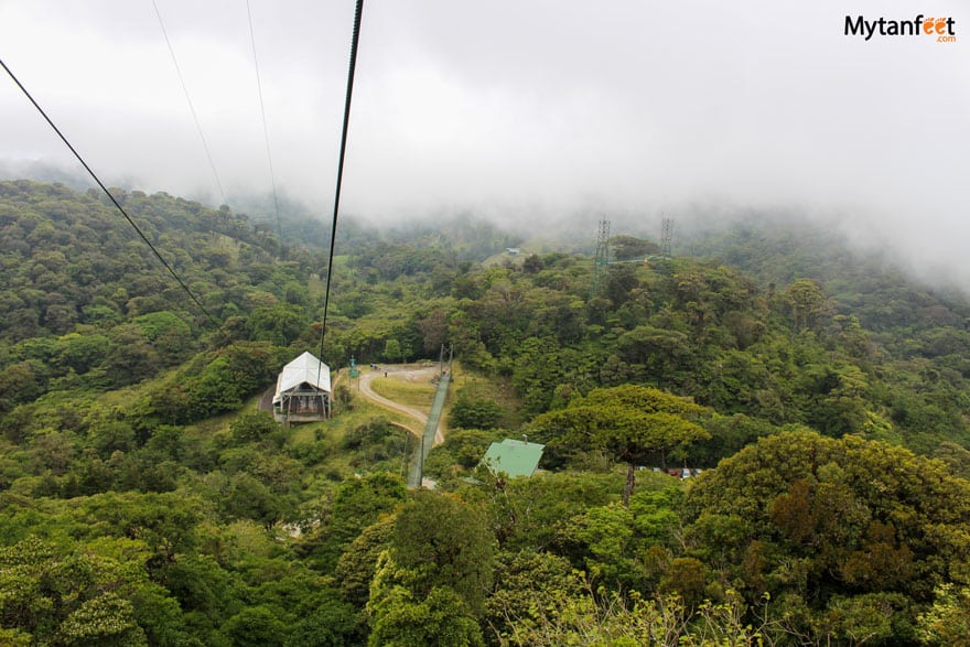 Sky adventures in Monteverde - sky aerial tram