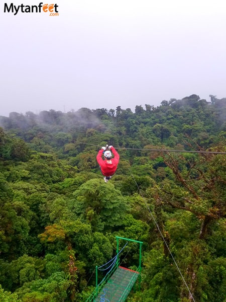 Sky adventures in Monteverde - sky trek zipline