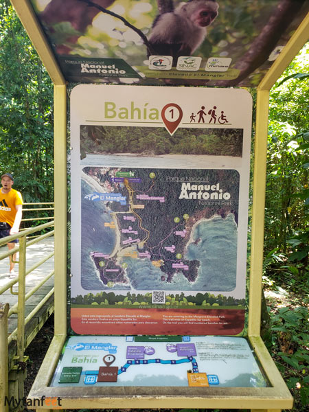Manuel Antonio National Park braille universal trail
