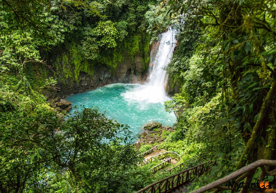 Rio Celeste waterfall - Best waterfalls in Costa Rica