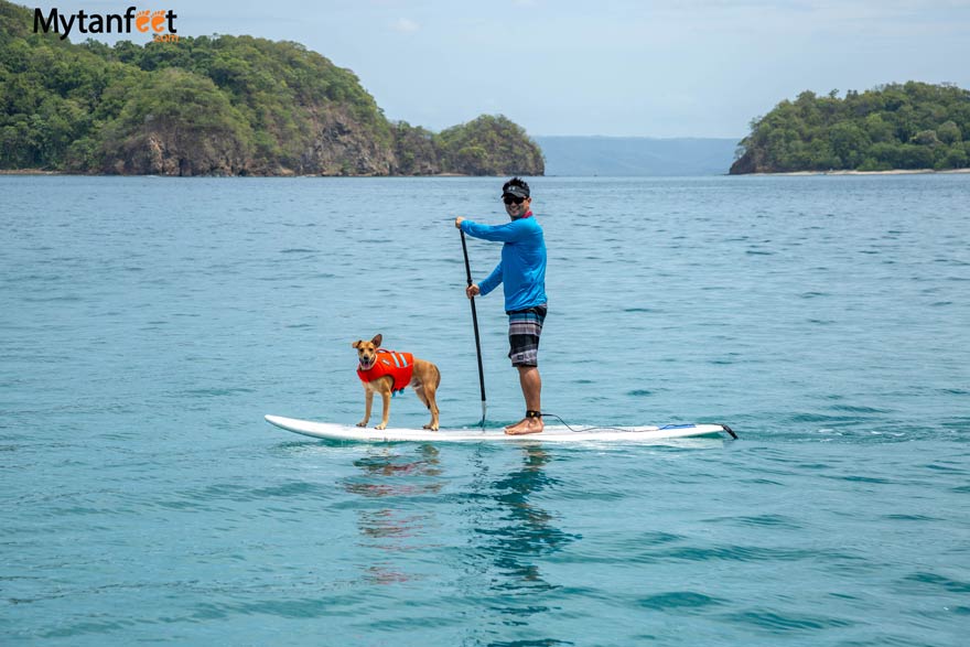 Stand up paddle boarding in Costa Rica
