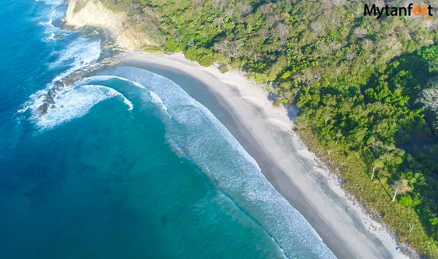 Playa Barrigona Costa Rica aerial photo