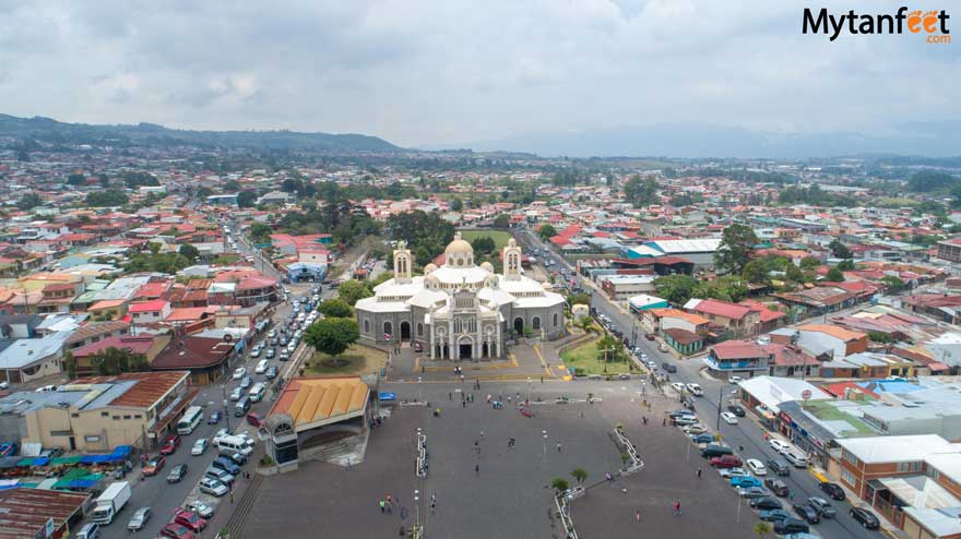 Cartago, Costa Rica. Downtown and church