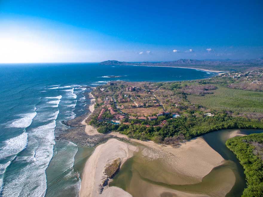 Playa Langosta Hotels - Aerial view