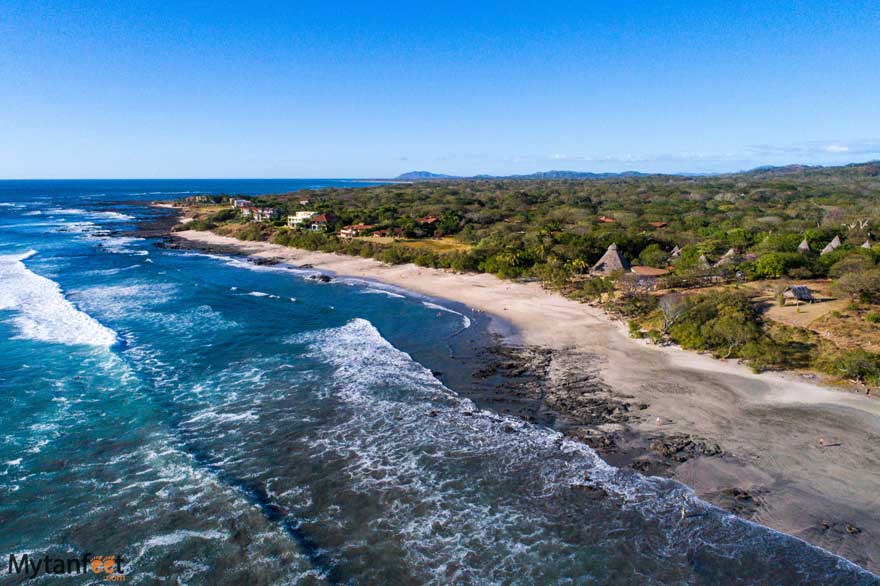 Aerial photo of Playa Negra Guanacaste