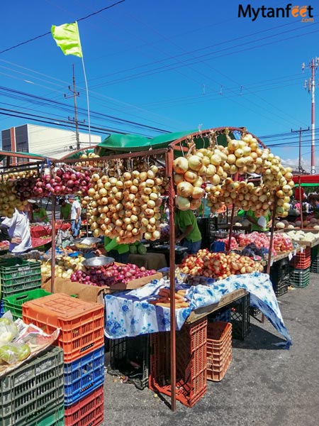 Costa Rica ferias del agriculturo - produce farmers markets