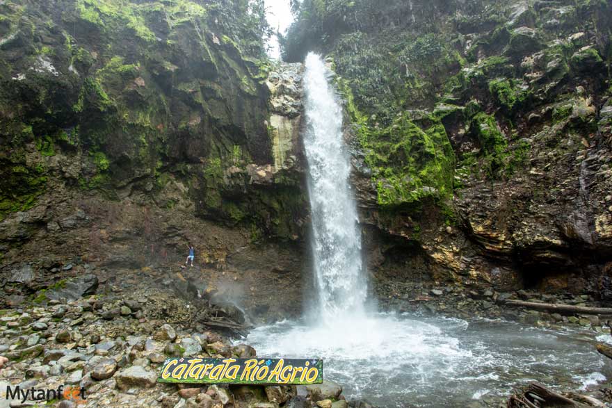 Rio Agrio waterfall