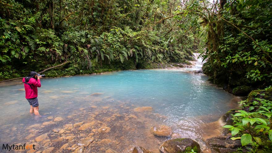 Blue Falls of Costa Rica blue pool