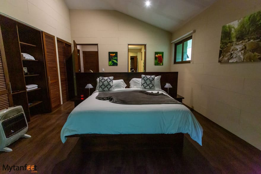 El Silencio Lodge and Spa 2 bedroom suite master bedroom