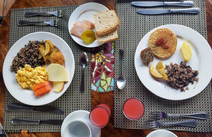 El Silencio Lodge and Spa breakfast