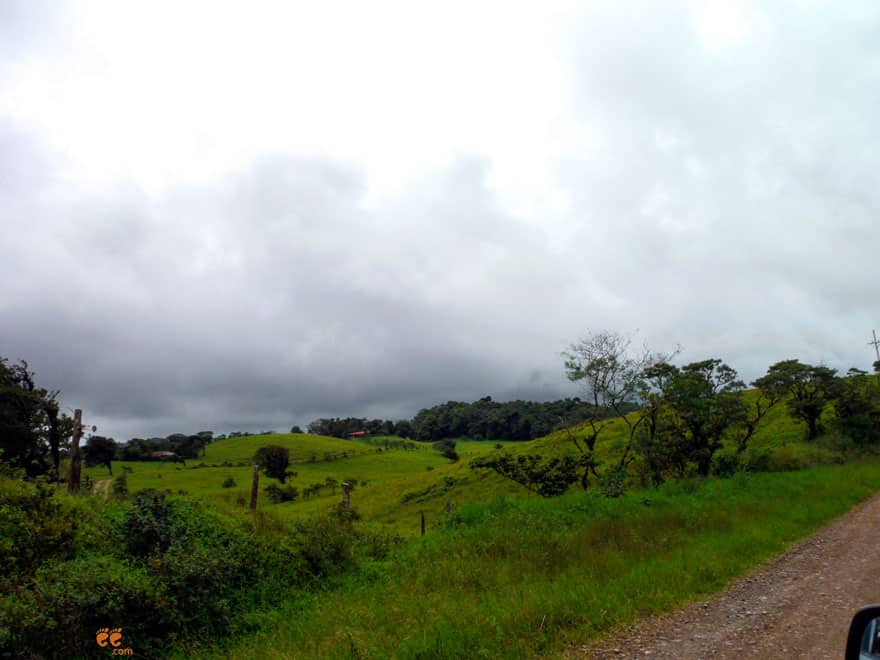 Driving from La Fortuna to Monteverde