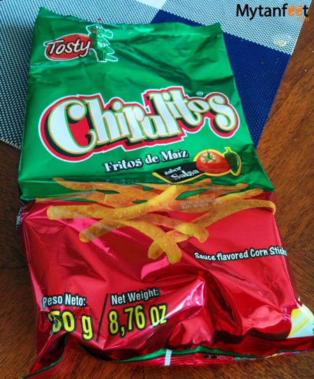 Costa Rican snacks chirulitos