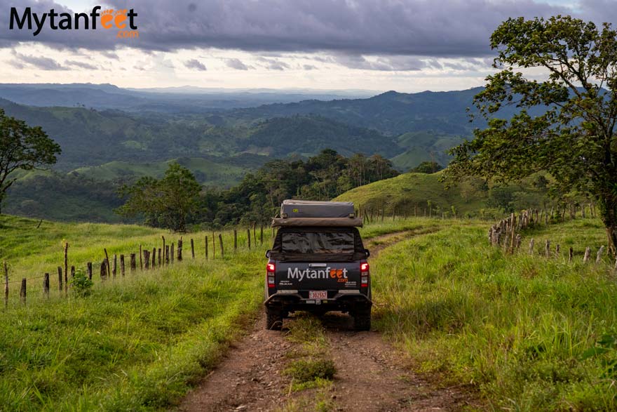 renting a car in Costa Rica - off the beaten path
