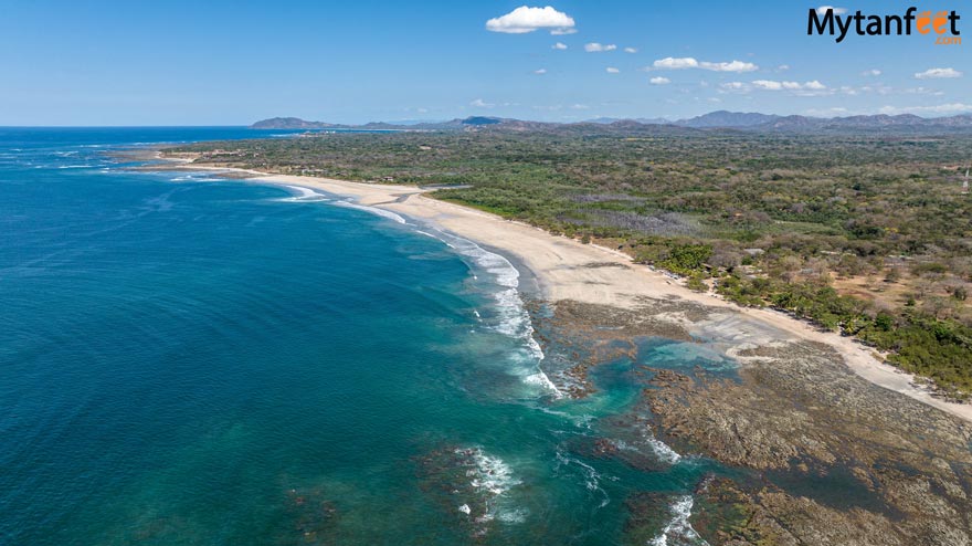 Avellana beach from the drone
